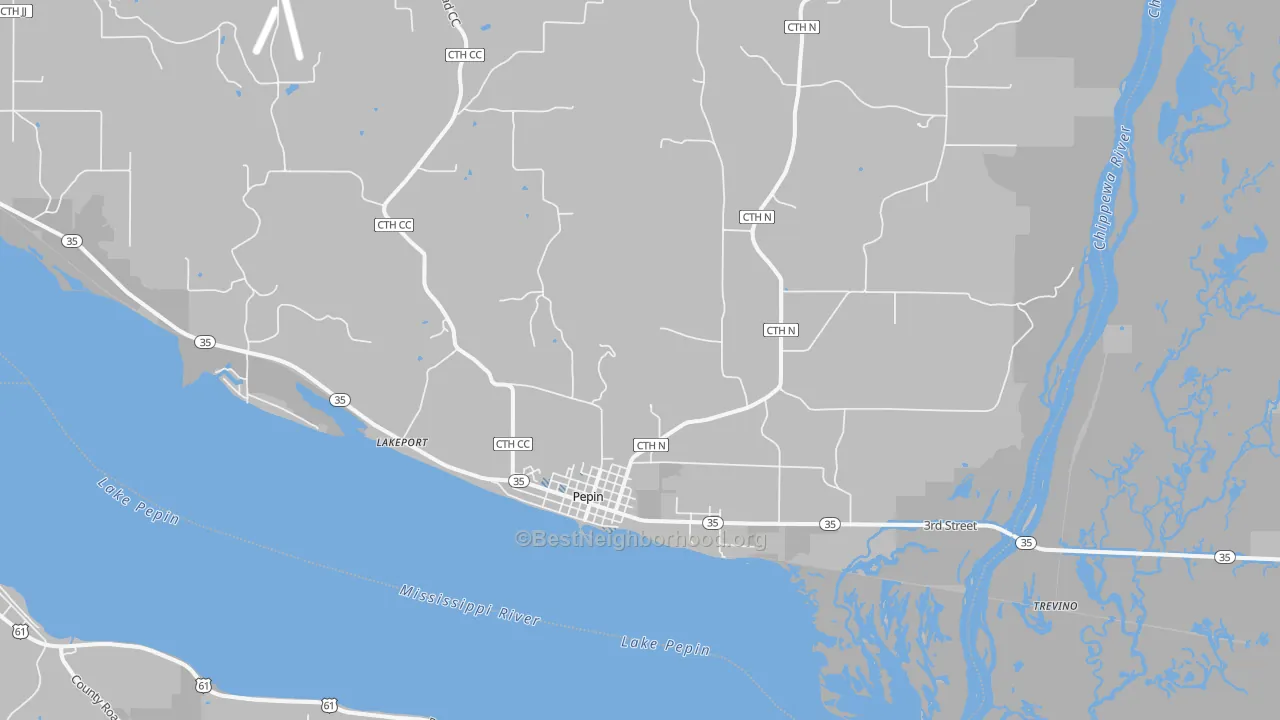 Transit Grade map of Pepin, WI