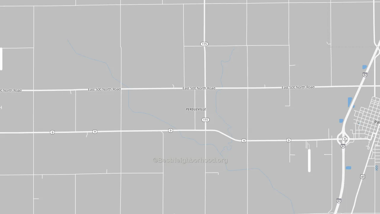 Transit Grade map of Perdueville, IL