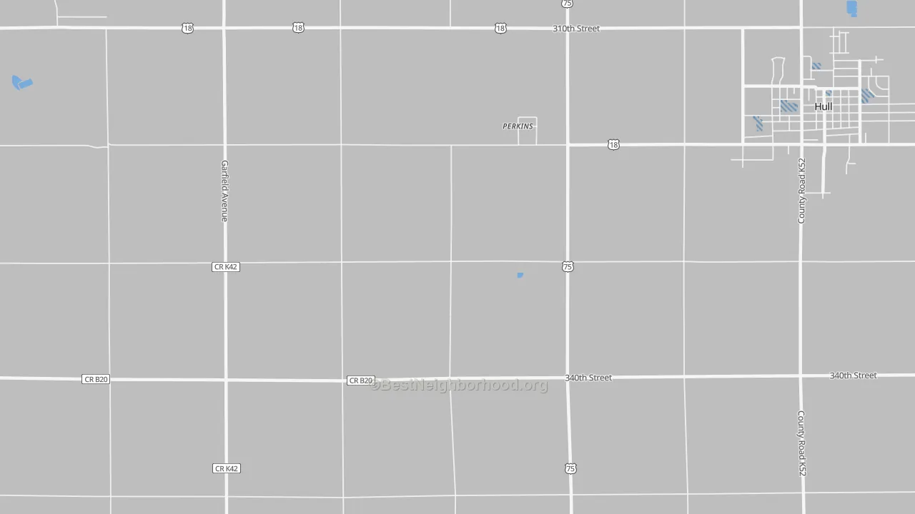 Transit Grade map of Perkins, IA