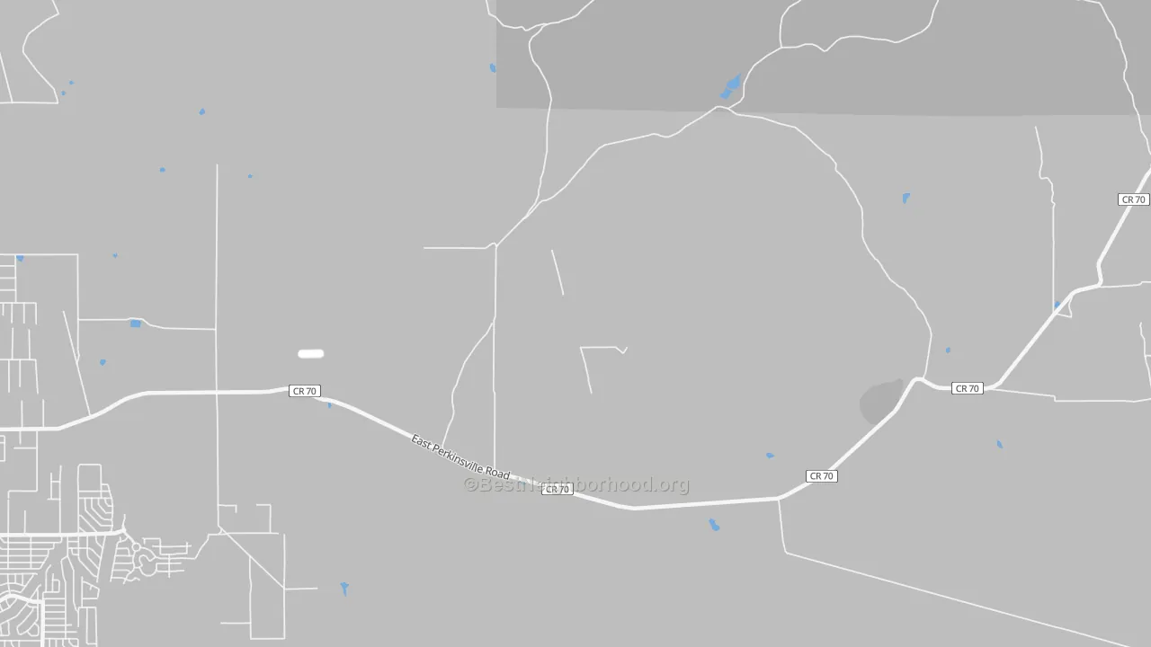 Transit Grade map of Perkinsville, AZ