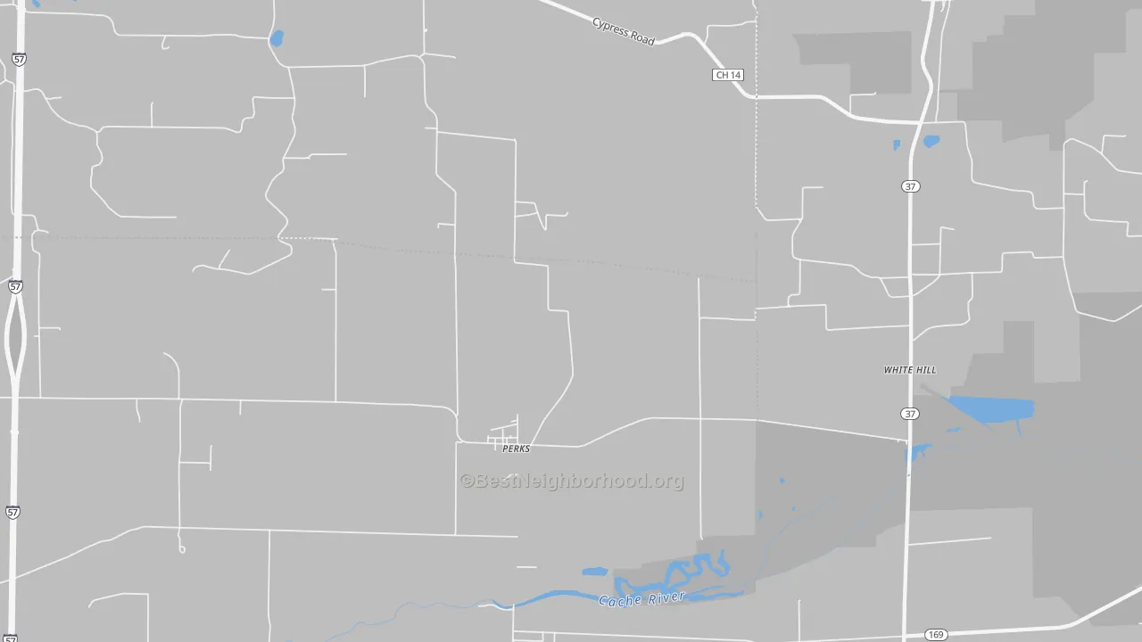 Transit Grade map of Perks, IL