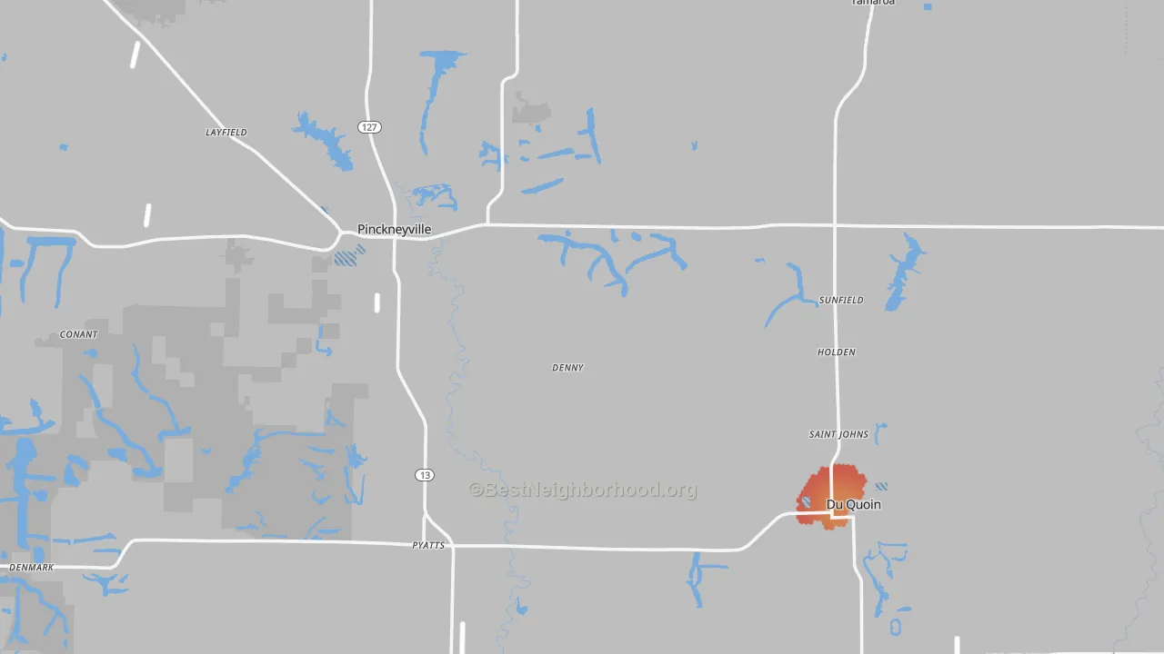 Transit Grade map of Perry County, IL
