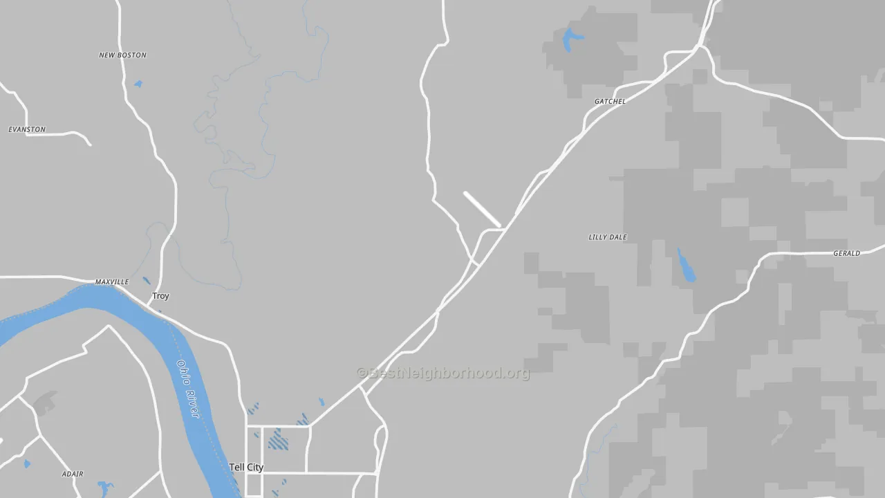 Transit Grade map of Perry County, IN