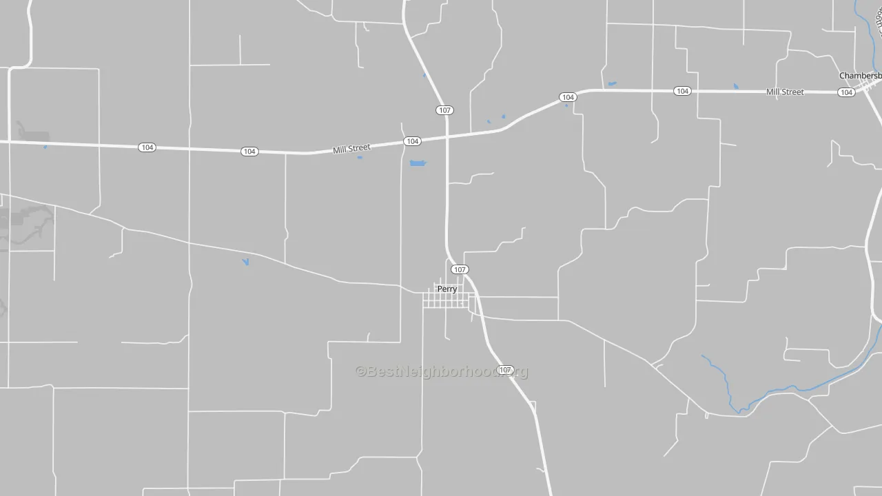 Transit Grade map of Perry, IL