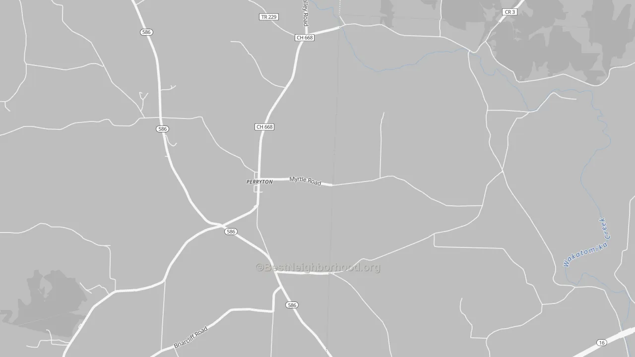 Transit Grade map of Perryton, OH
