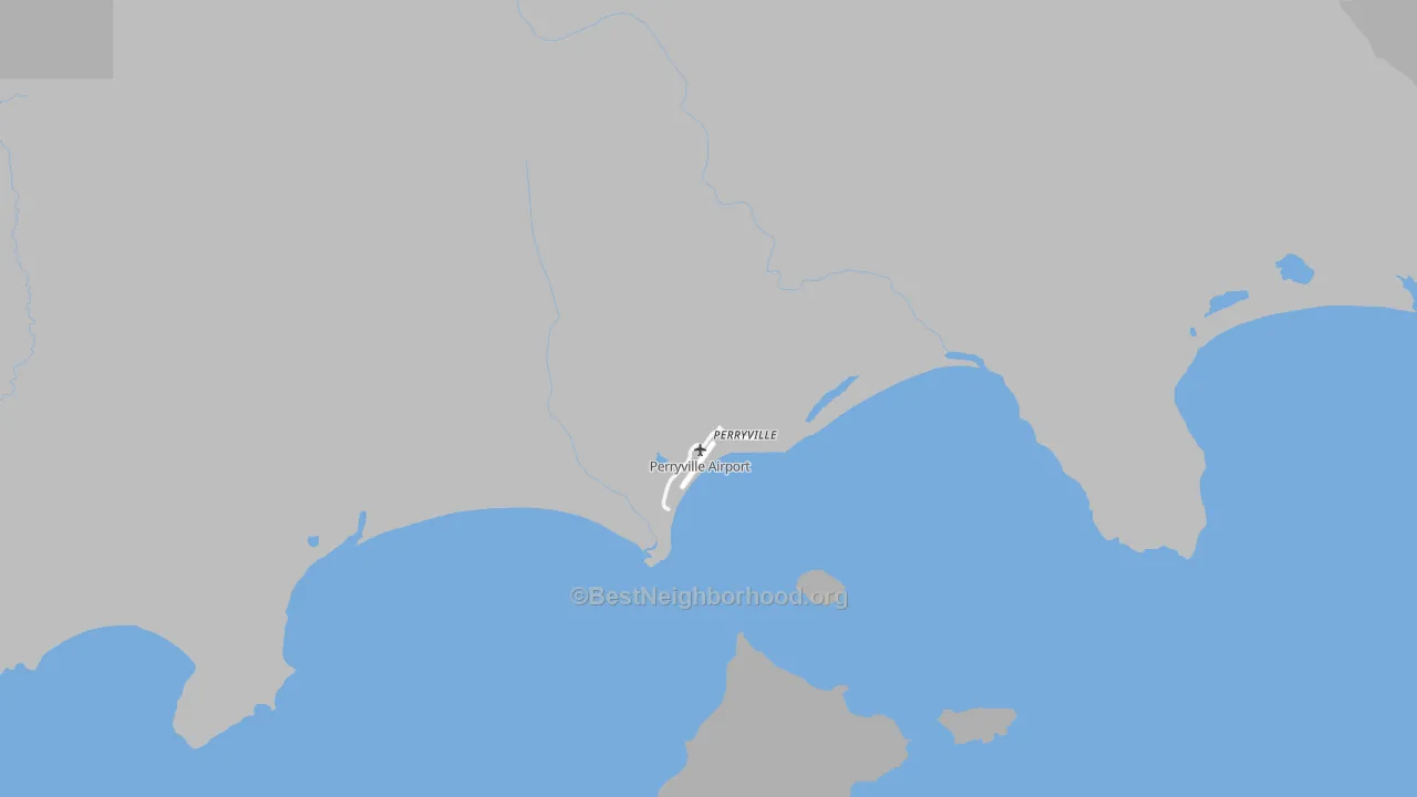Transit Grade map of Perryville, AK