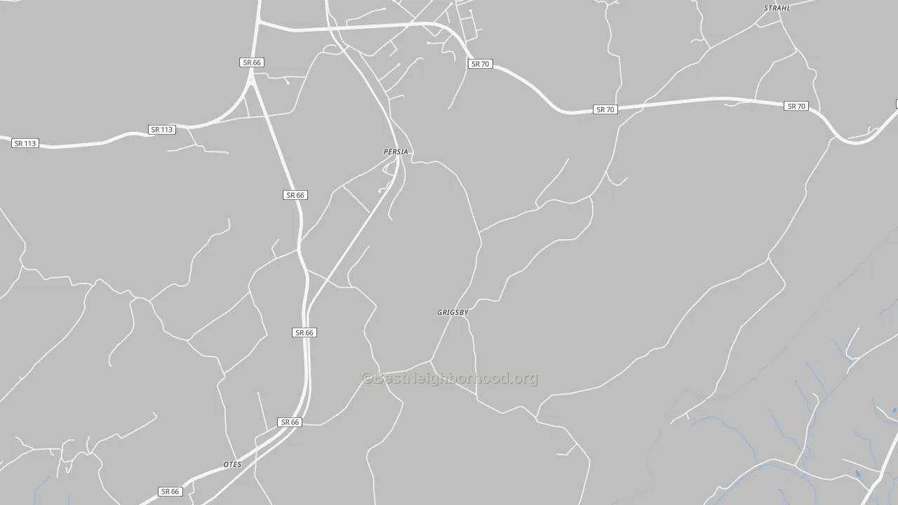 Transit Grade map of Persia, TN