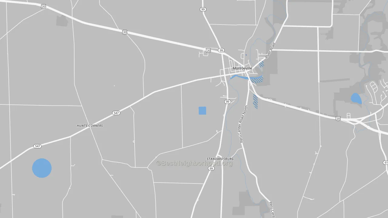 Transit Grade map of Peru, OH