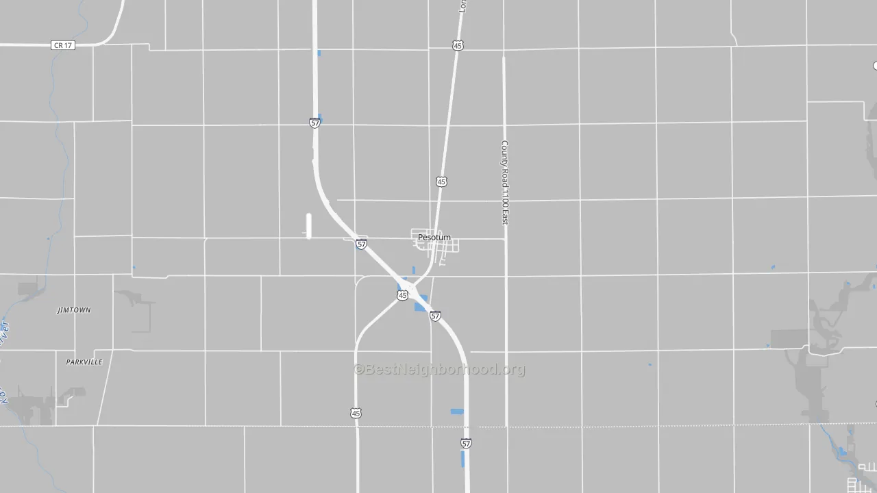 Transit Grade map of Pesotum, IL