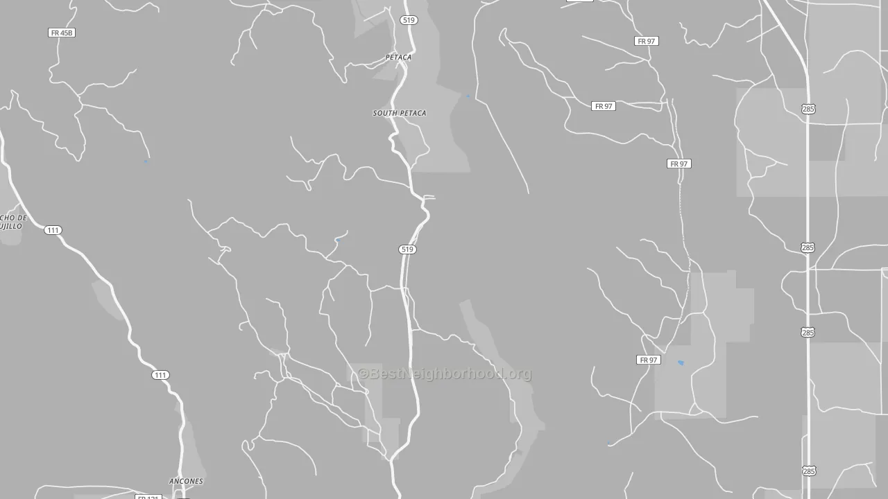 Transit Grade map of Petaca, NM