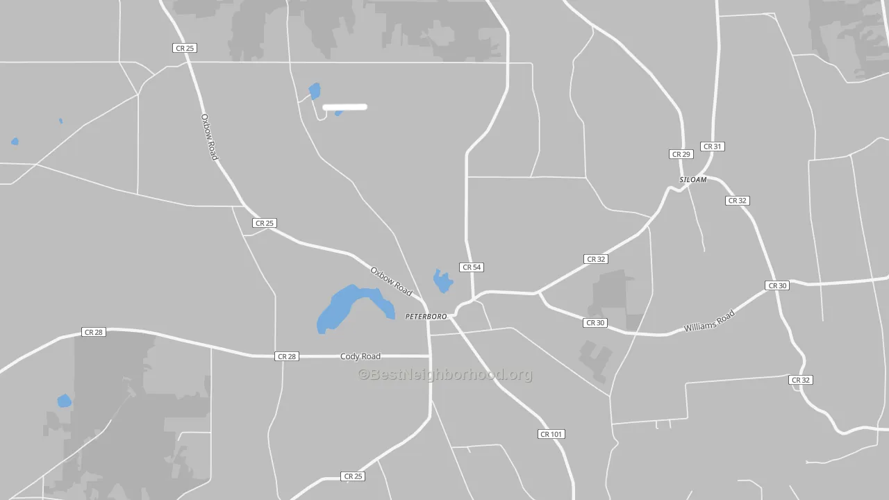 Transit Grade map of Peterboro, NY