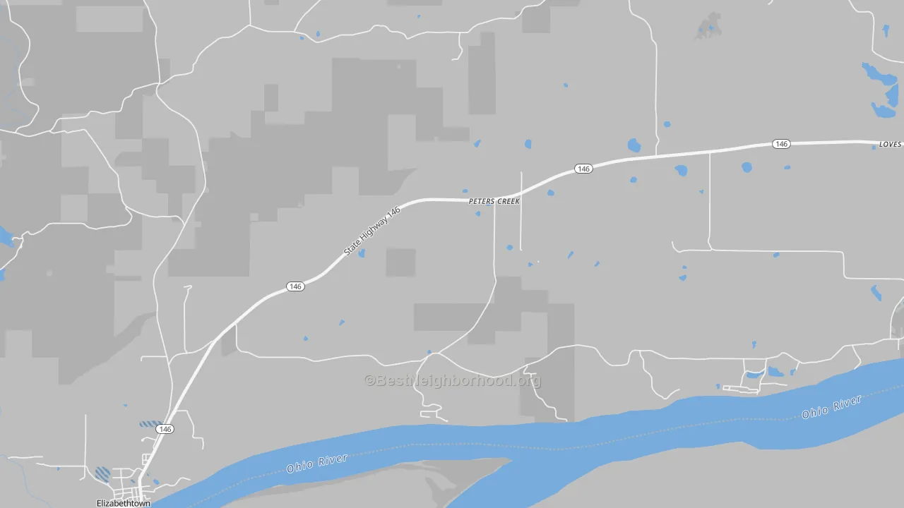Transit Grade map of Peters Creek, IL