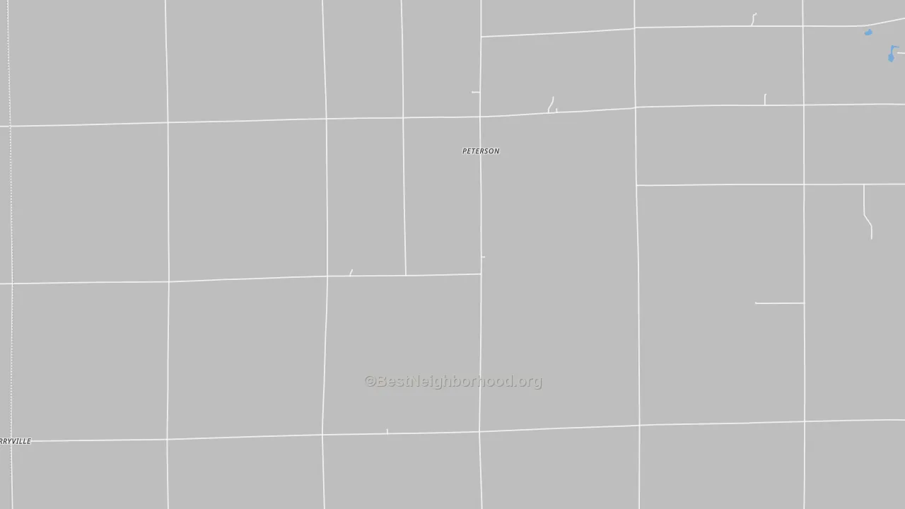 Transit Grade map of Peterson, IN