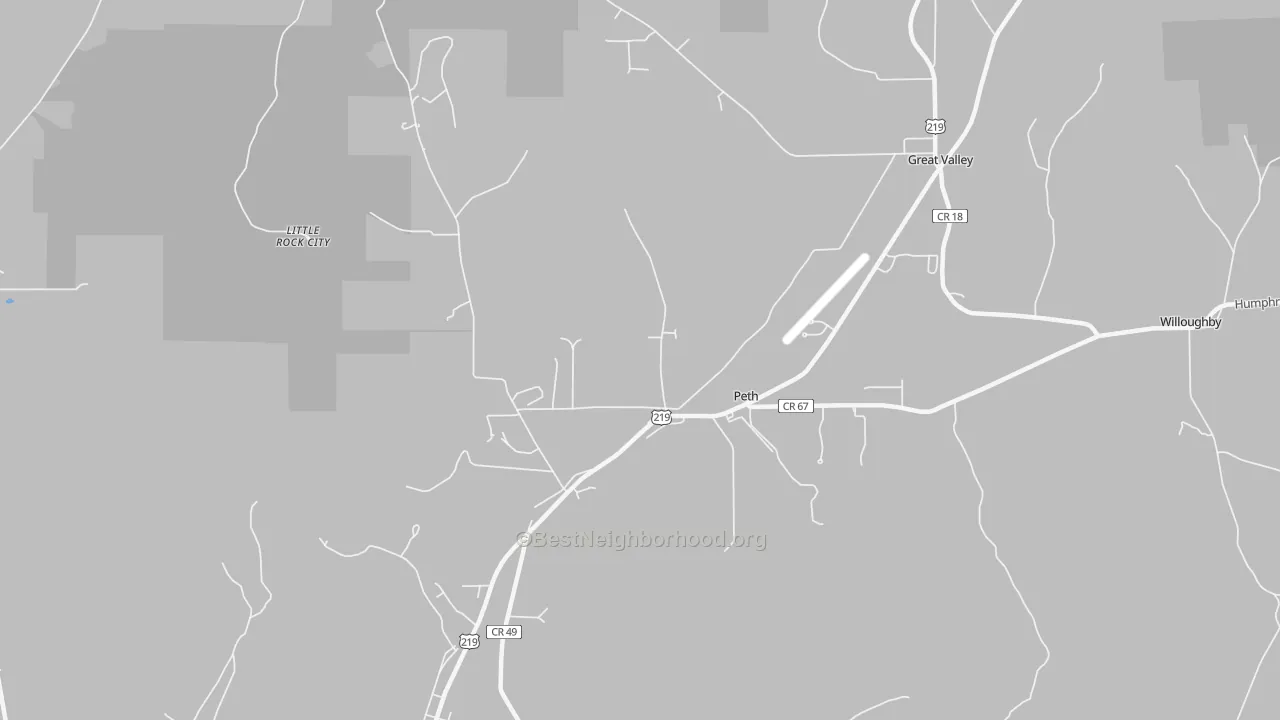 Transit Grade map of Peth, NY