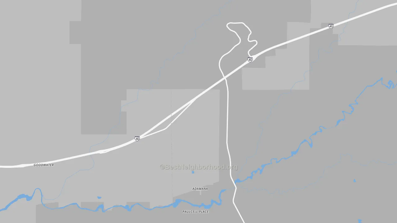 Transit Grade map of Petrified Forest Natl Pk, AZ