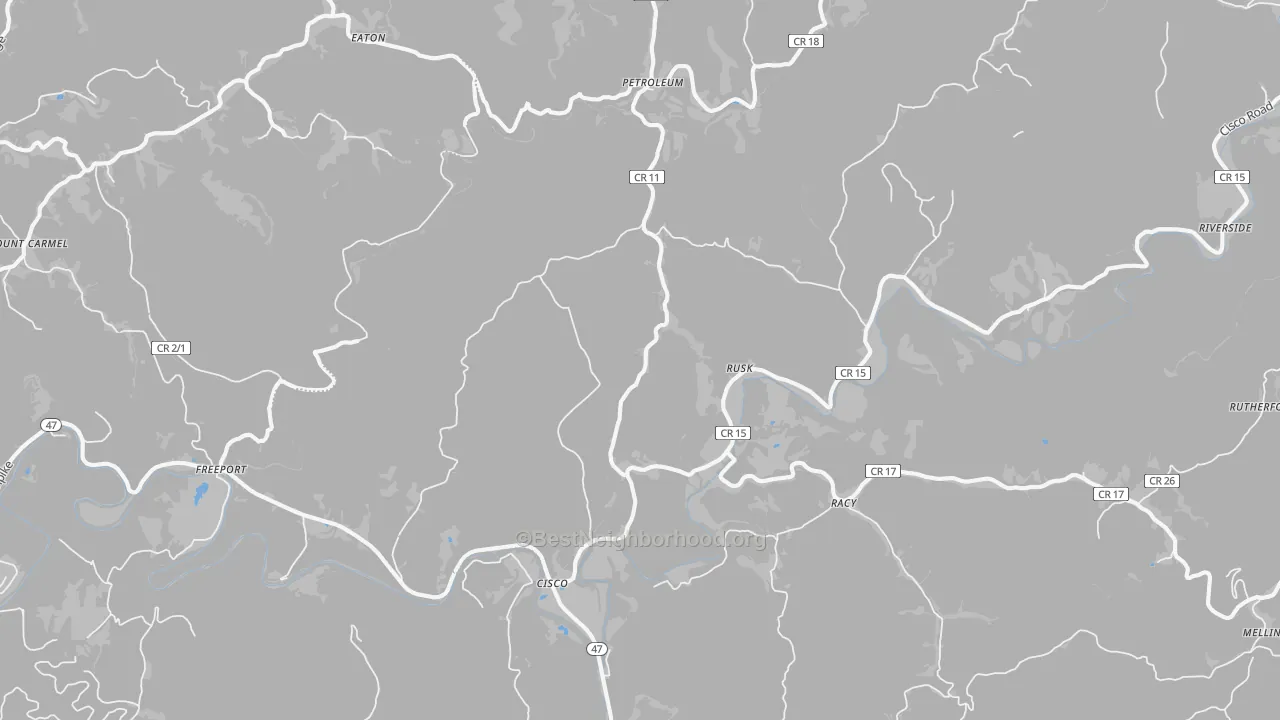 Transit Grade map of Petroleum, WV