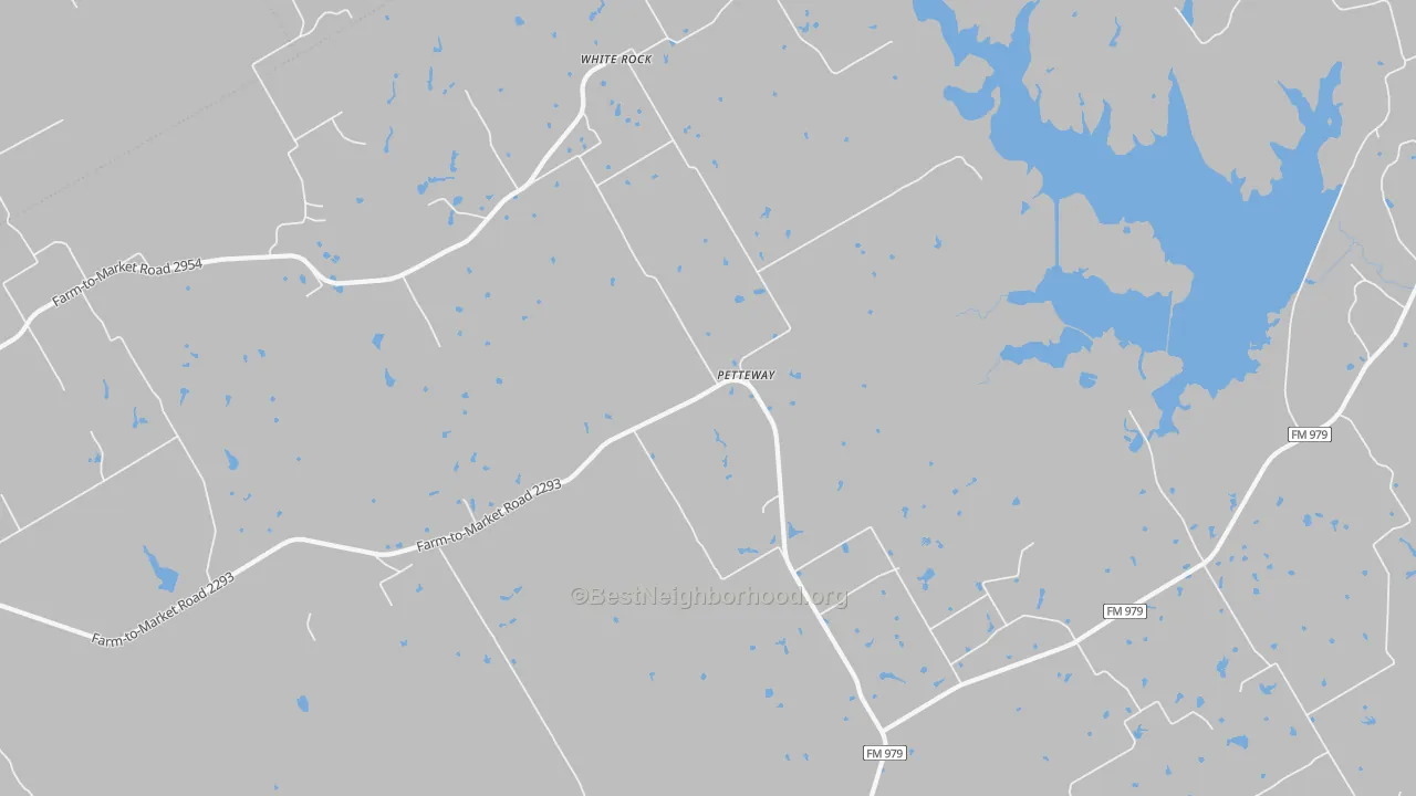 Transit Grade map of Petteway, TX