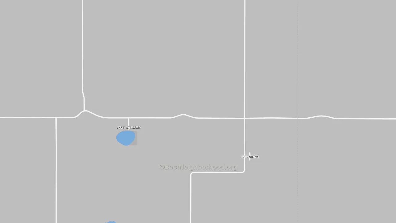 Transit Grade map of Pettibone, ND