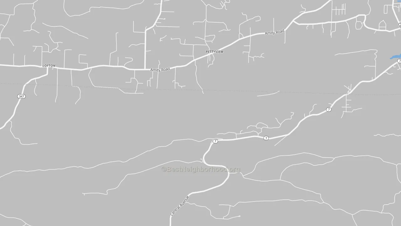 Transit Grade map of Pettyview, AR