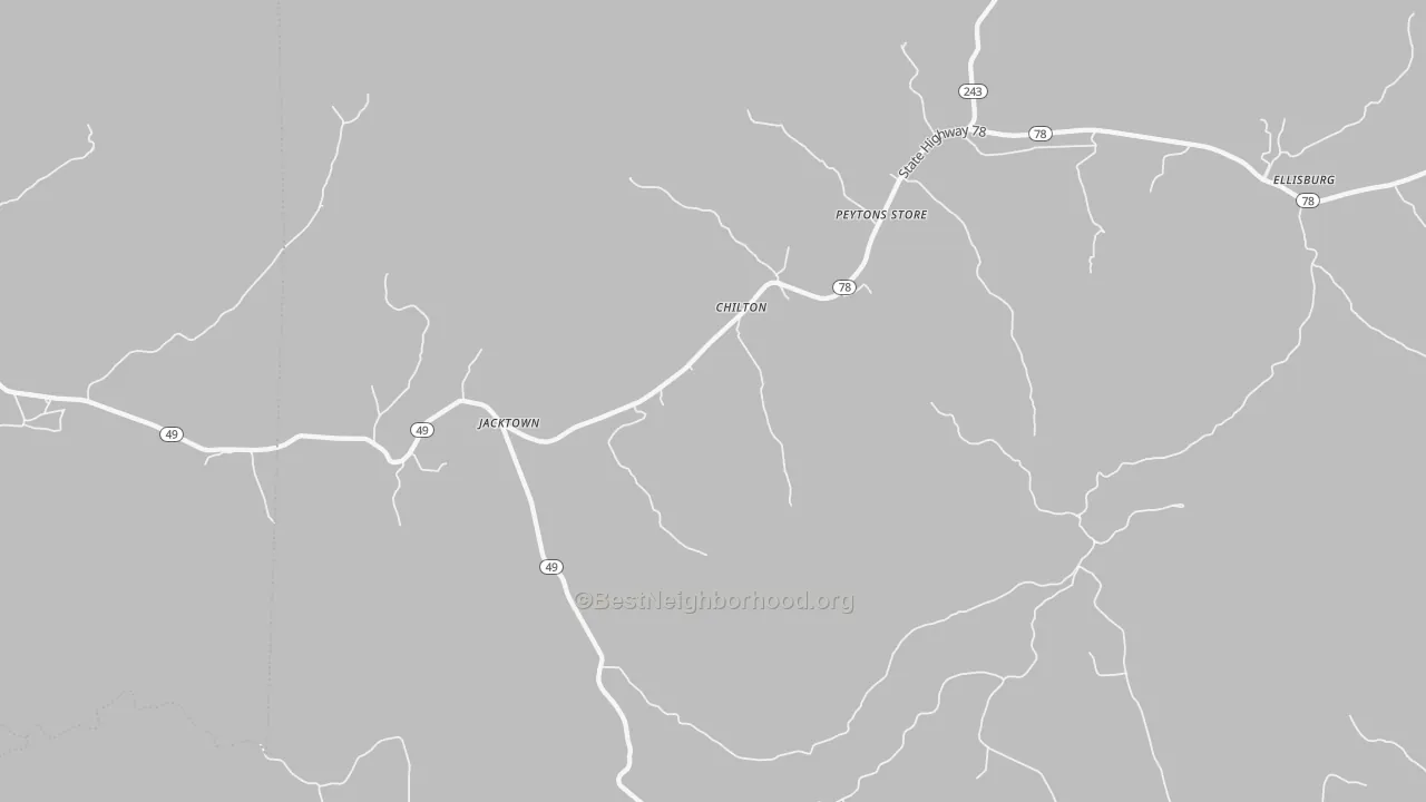 Transit Grade map of Peytons Store, KY