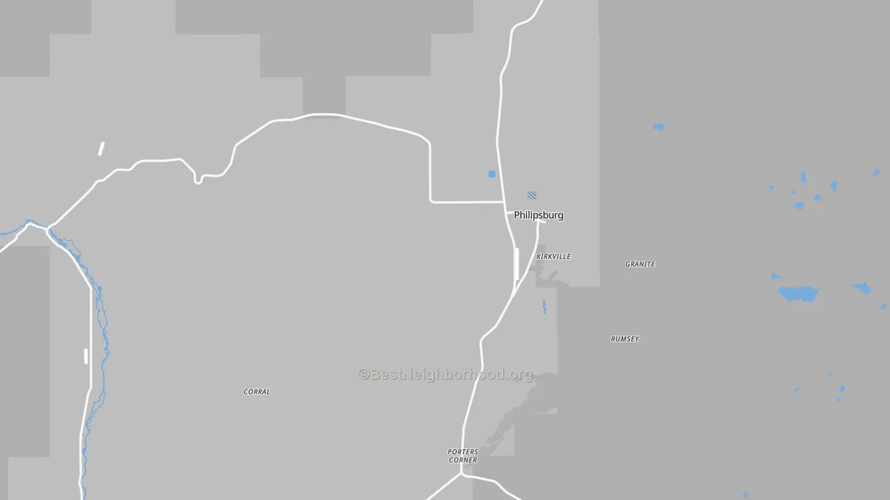 Transit Grade map of Philipsburg, MT