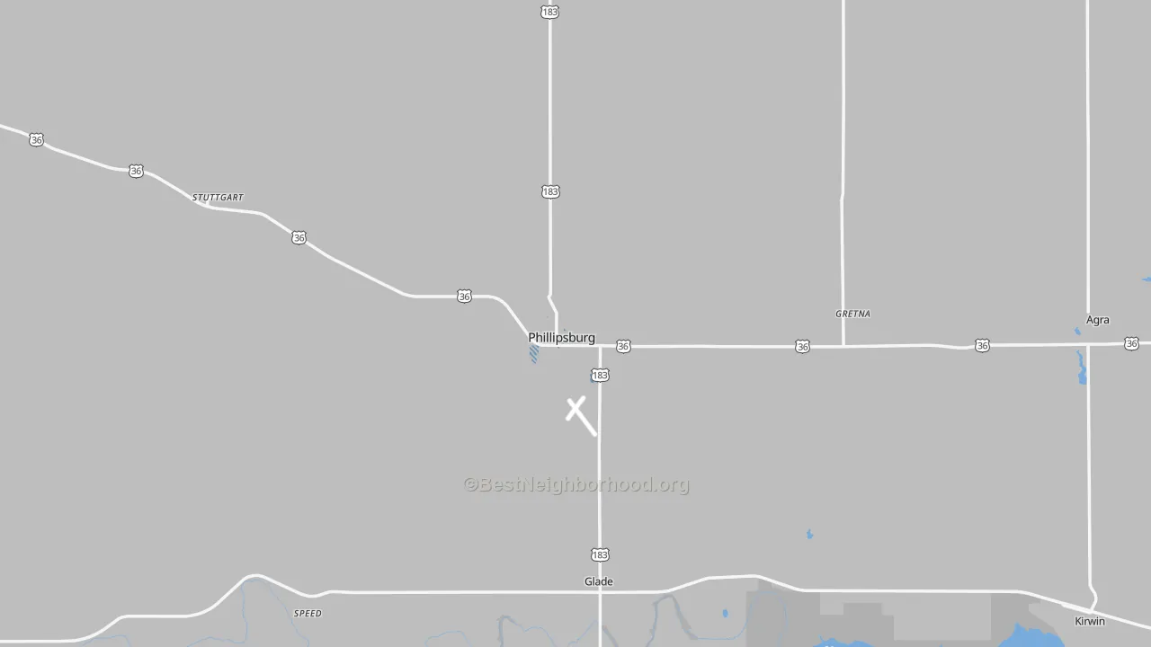 Transit Grade map of Phillipsburg, KS