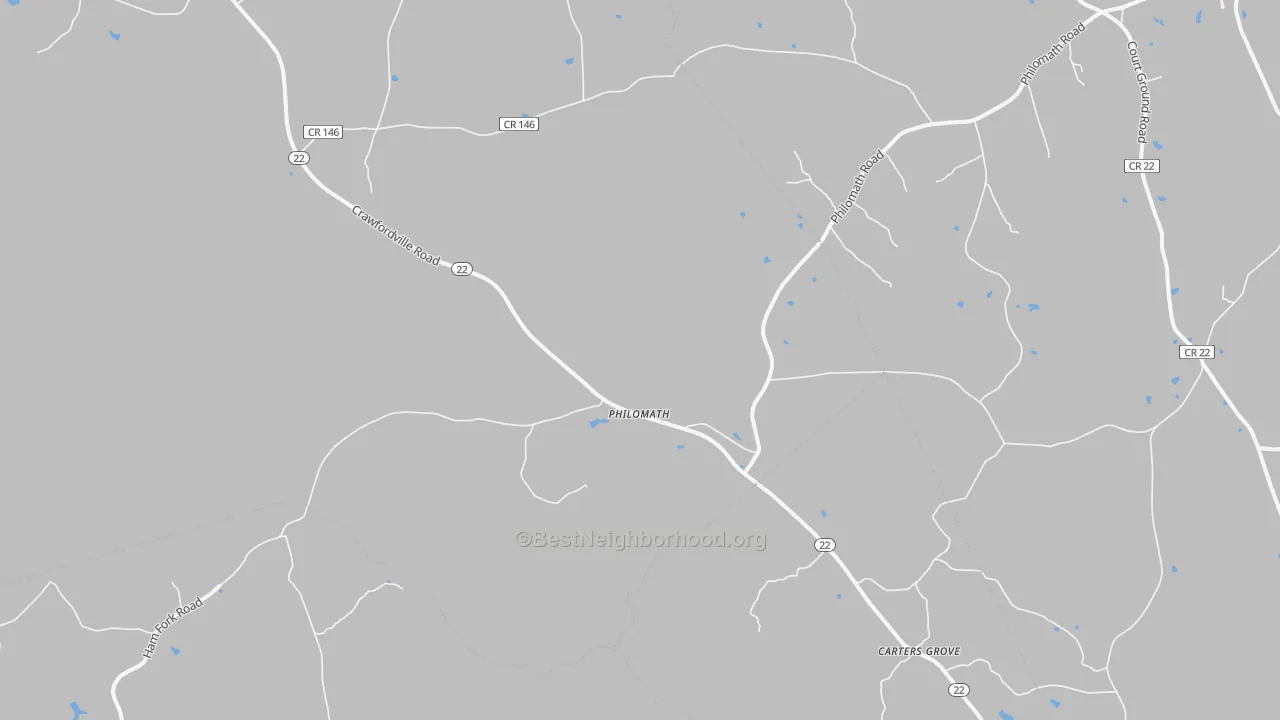 Transit Grade map of Philomath, GA