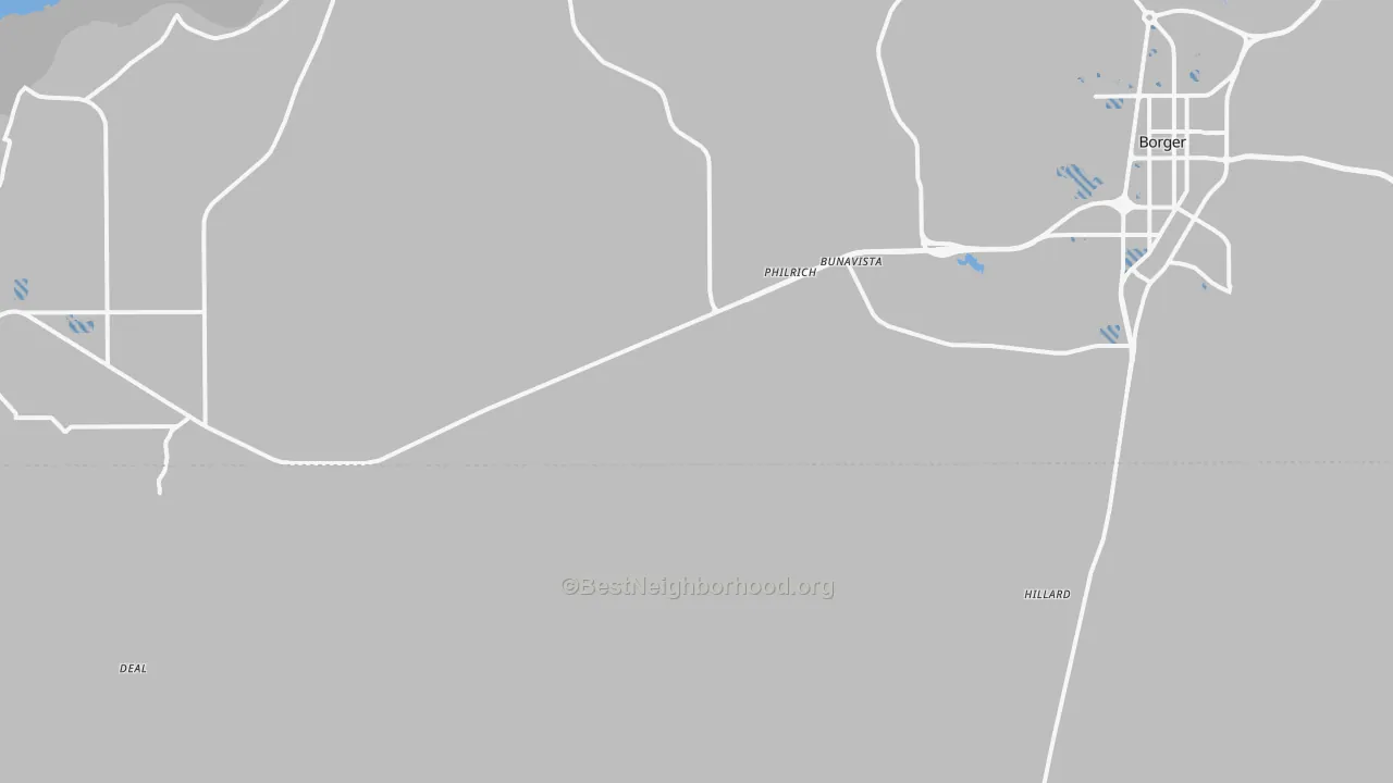 Transit Grade map of Philrich, TX
