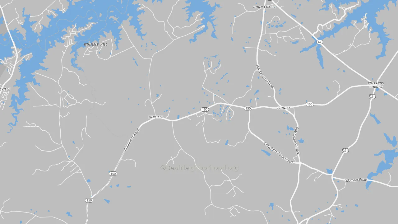 Transit Grade map of Phinizy, GA