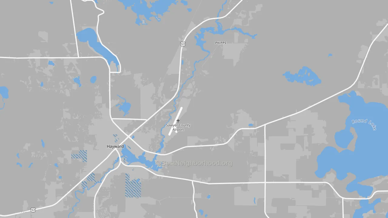 Transit Grade map of Phipps, WI