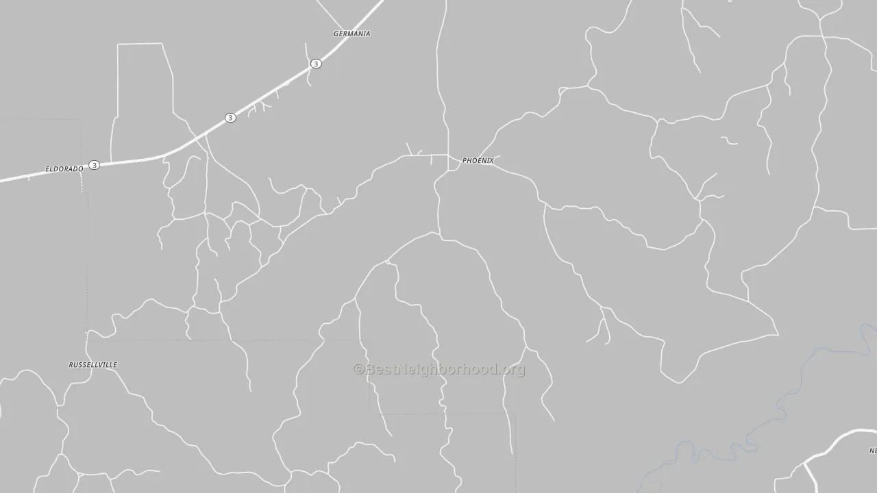 Transit Grade map of Phoenix, MS