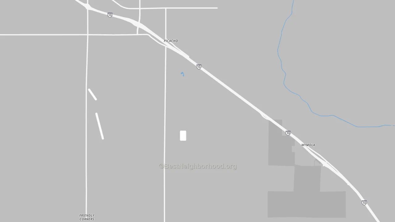 Transit Grade map of Picacho, AZ