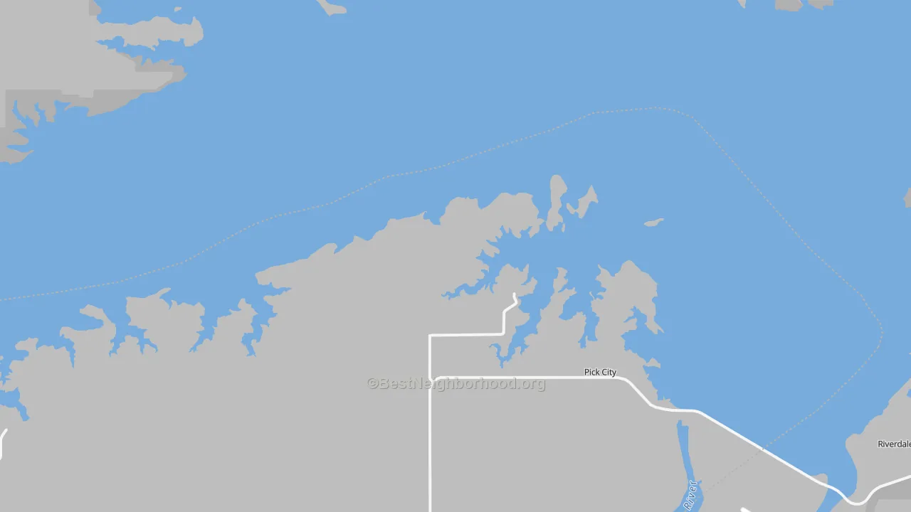 Transit Grade map of Pick City, ND