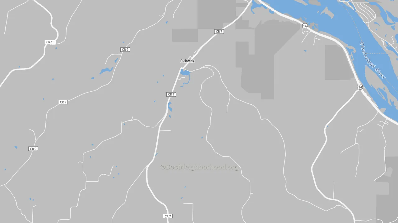 Transit Grade map of Pickwick, MN