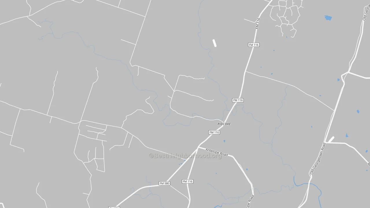 Transit Grade map of Pidcoke, TX