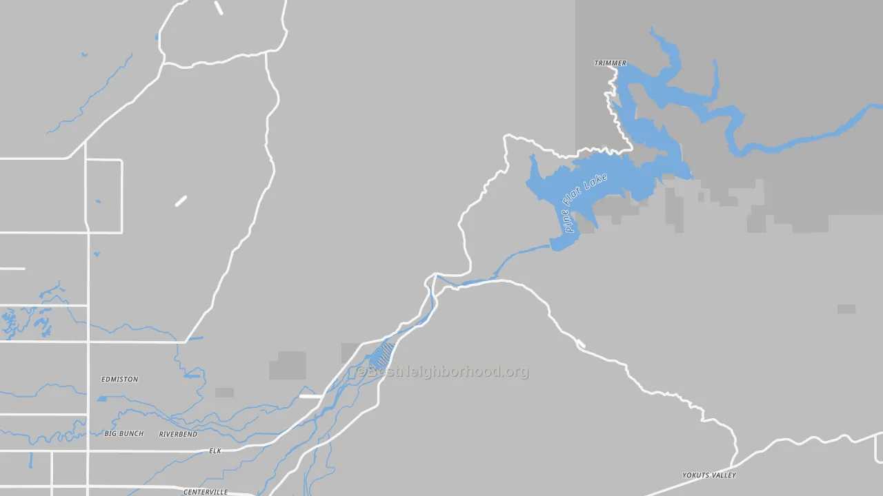 Transit Grade map of Piedra, CA
