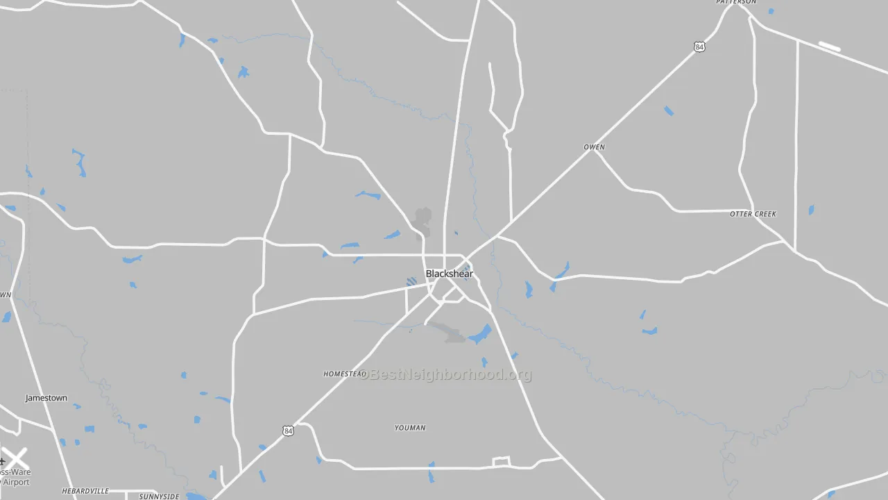 Transit Grade map of Pierce County, GA