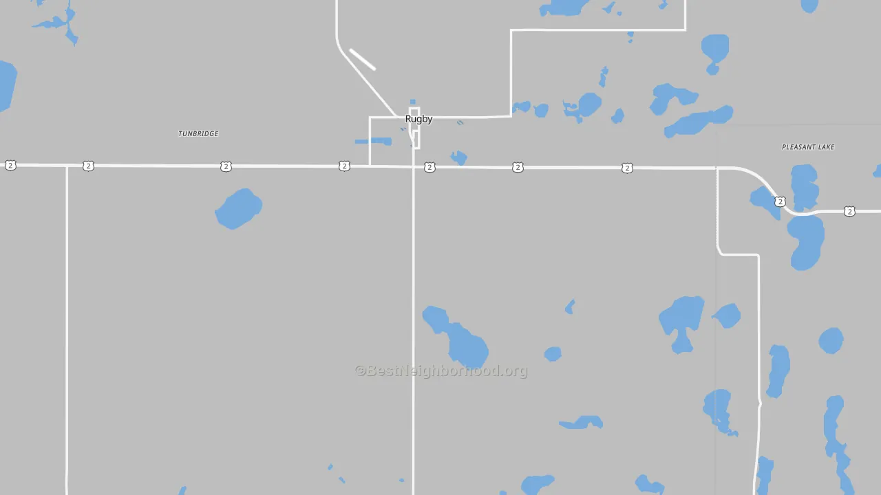 Transit Grade map of Pierce County, ND