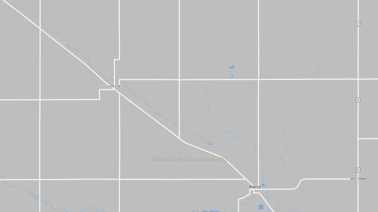 Transit Grade map of Pierce County, NE