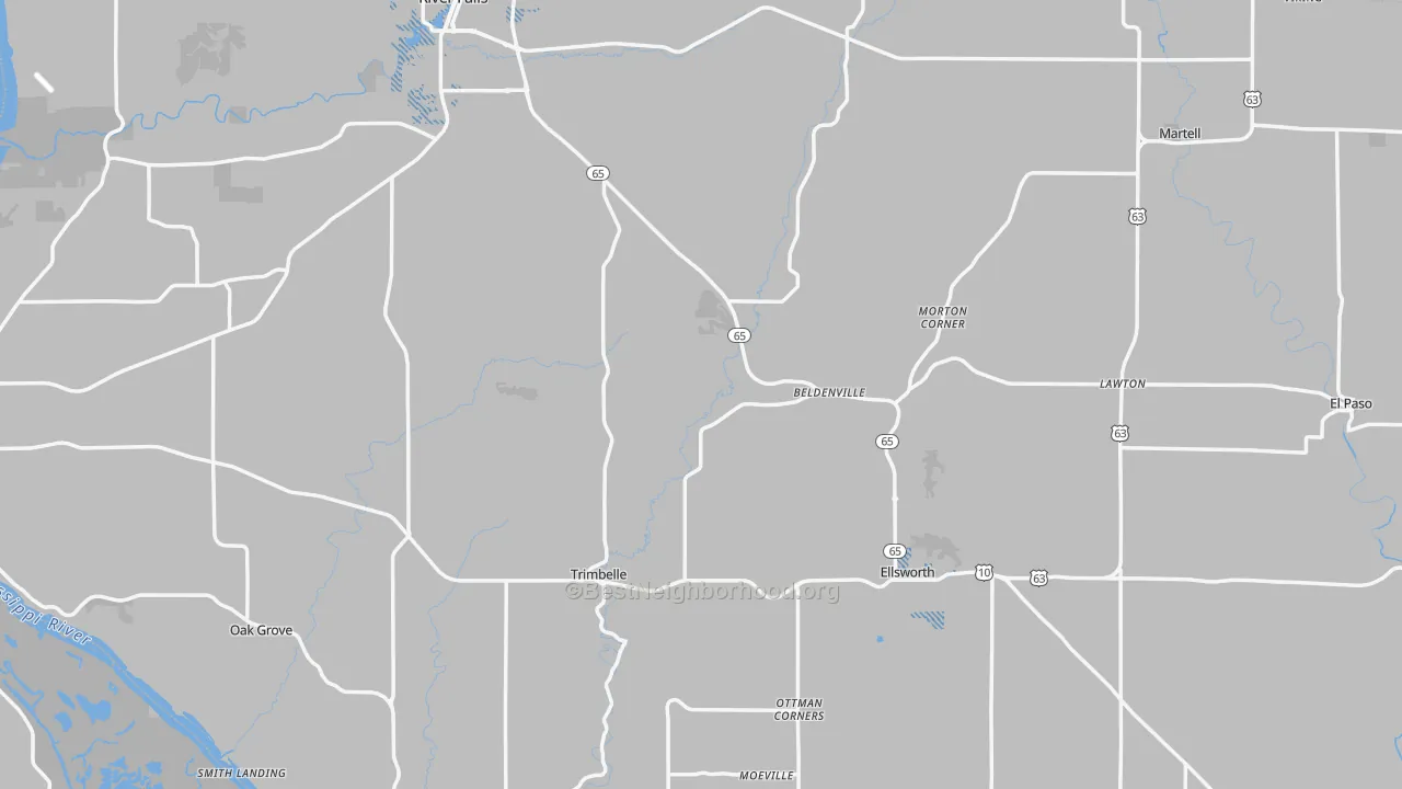 Transit Grade map of Pierce County, WI