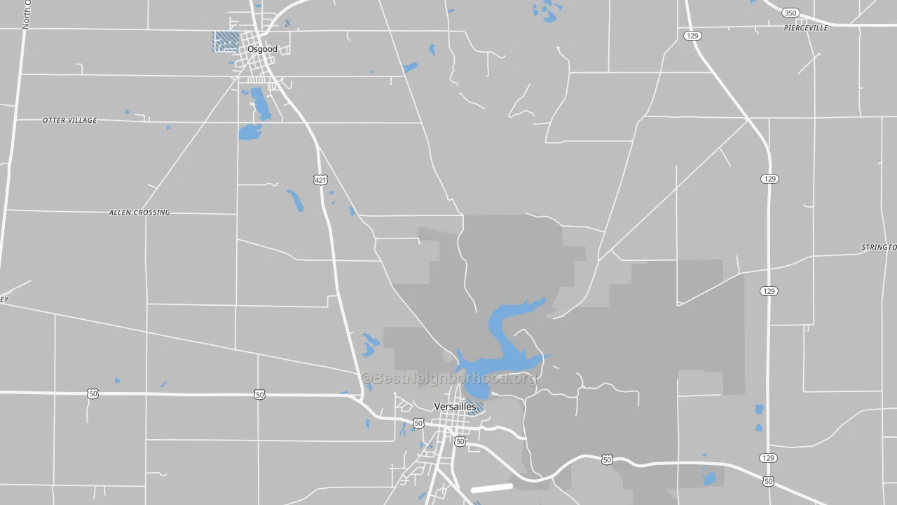 Transit Grade map of Pierceville, IN