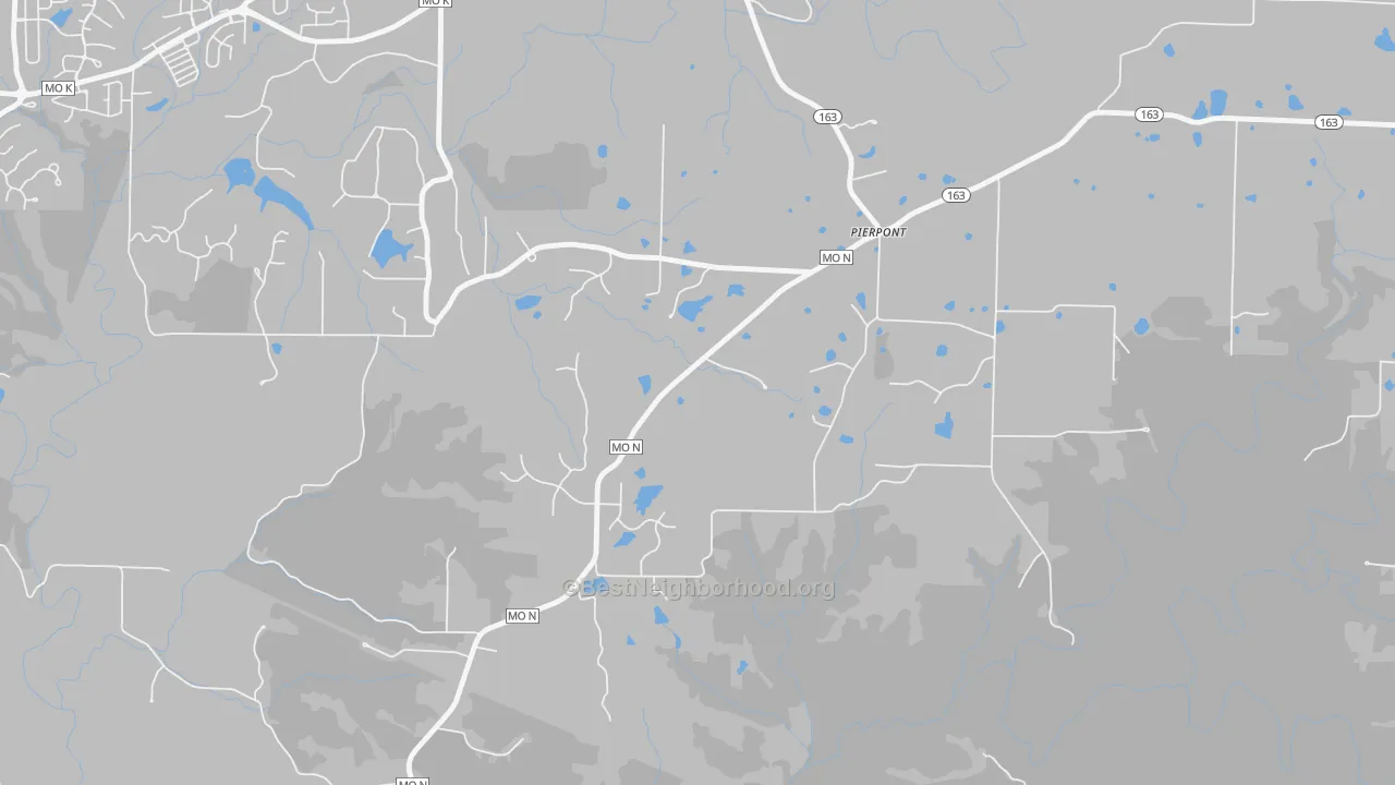 Transit Grade map of Pierpont, MO