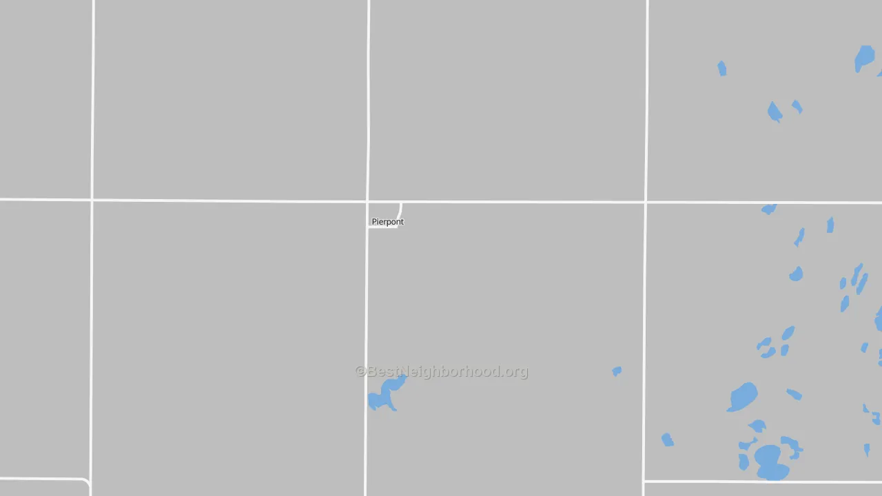 Transit Grade map of Pierpont, SD