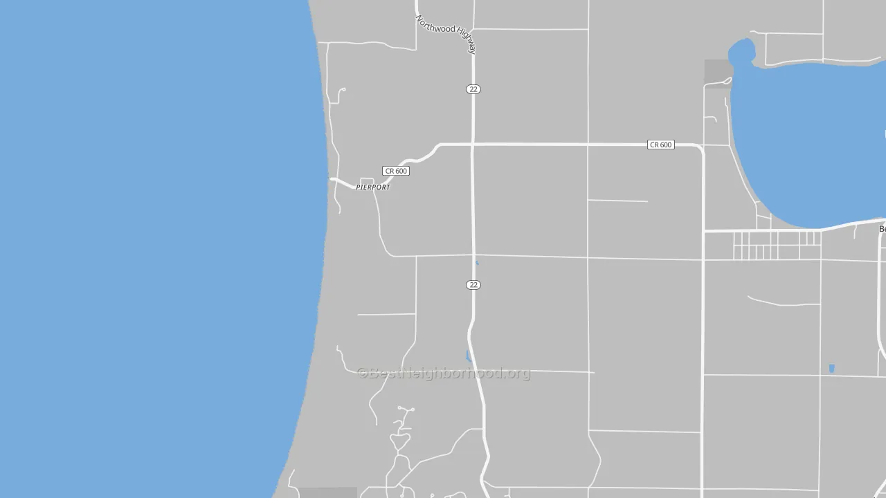 Transit Grade map of Pierport, MI