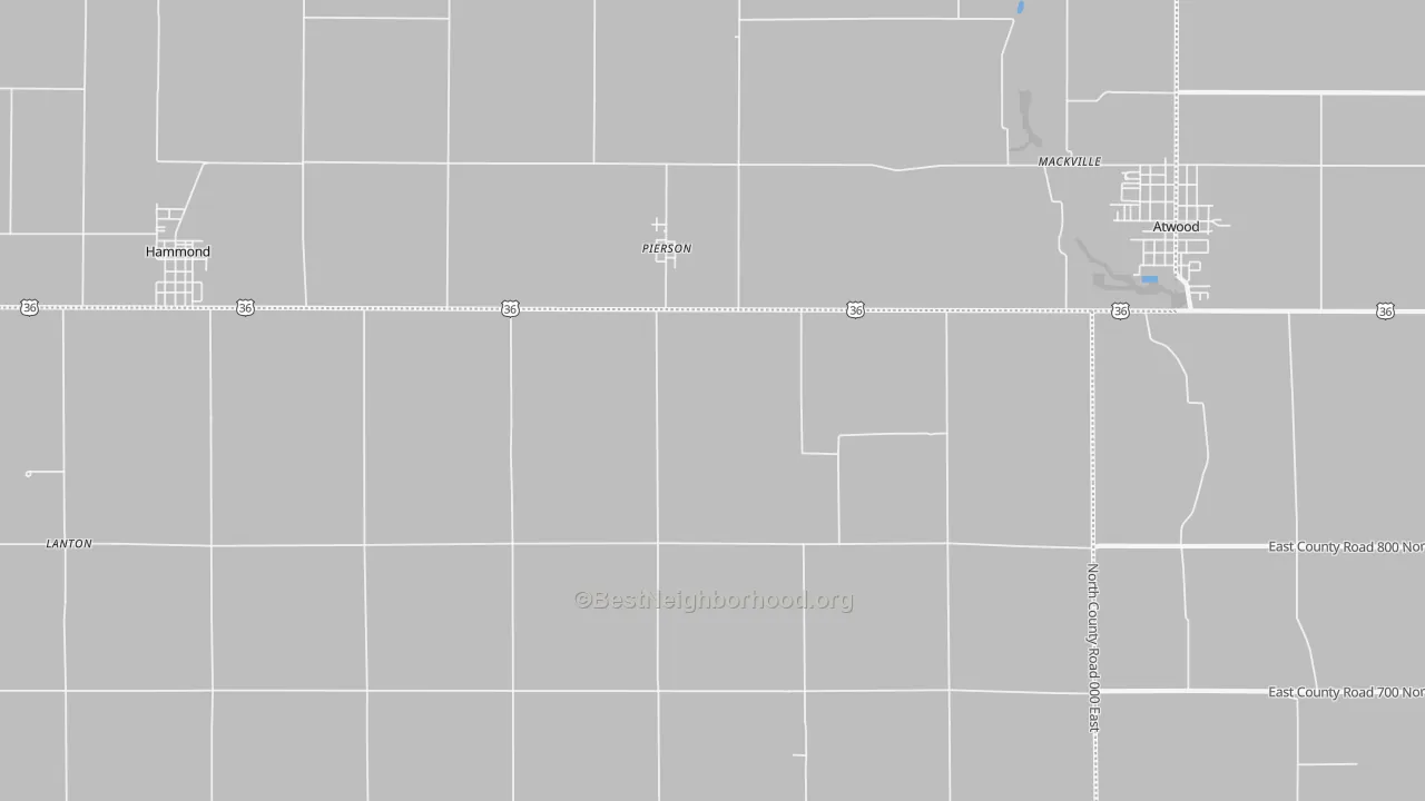 Transit Grade map of Pierson, IL