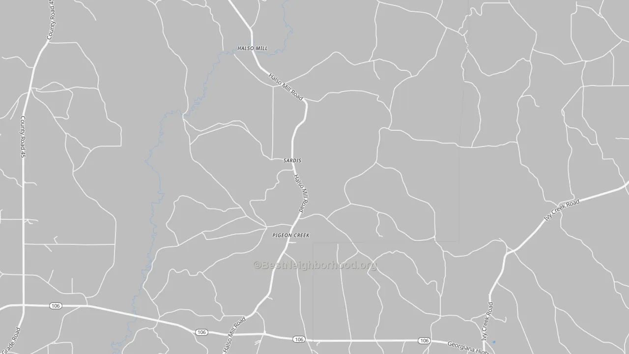 Transit Grade map of Pigeon Creek, AL
