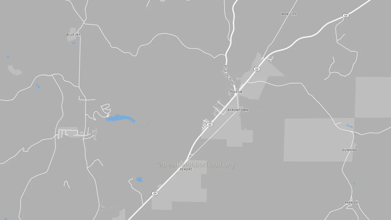 Transit Grade map of Pigeon, PA