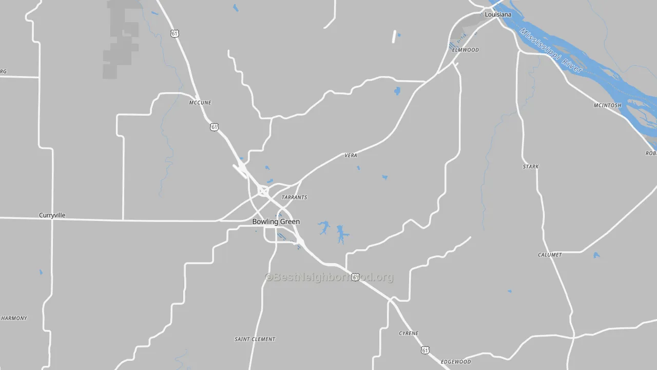 Transit Grade map of Pike County, MO