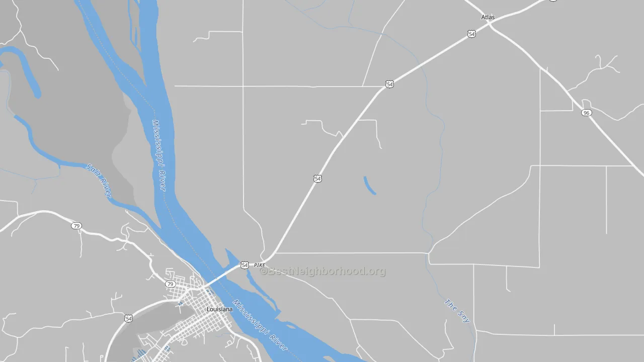 Transit Grade map of Pike, IL