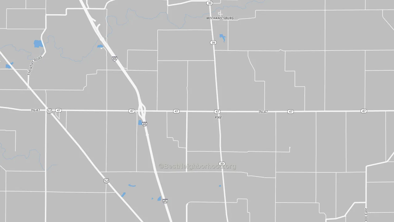 Transit Grade map of Pike, IN
